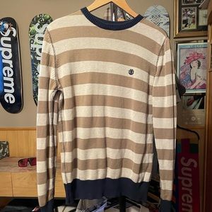 Element sweater men’s striped skateboarding
